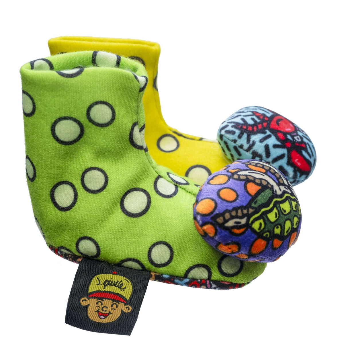 J Pierce Sensory Rattle Socks, Turtle & Sea Crab