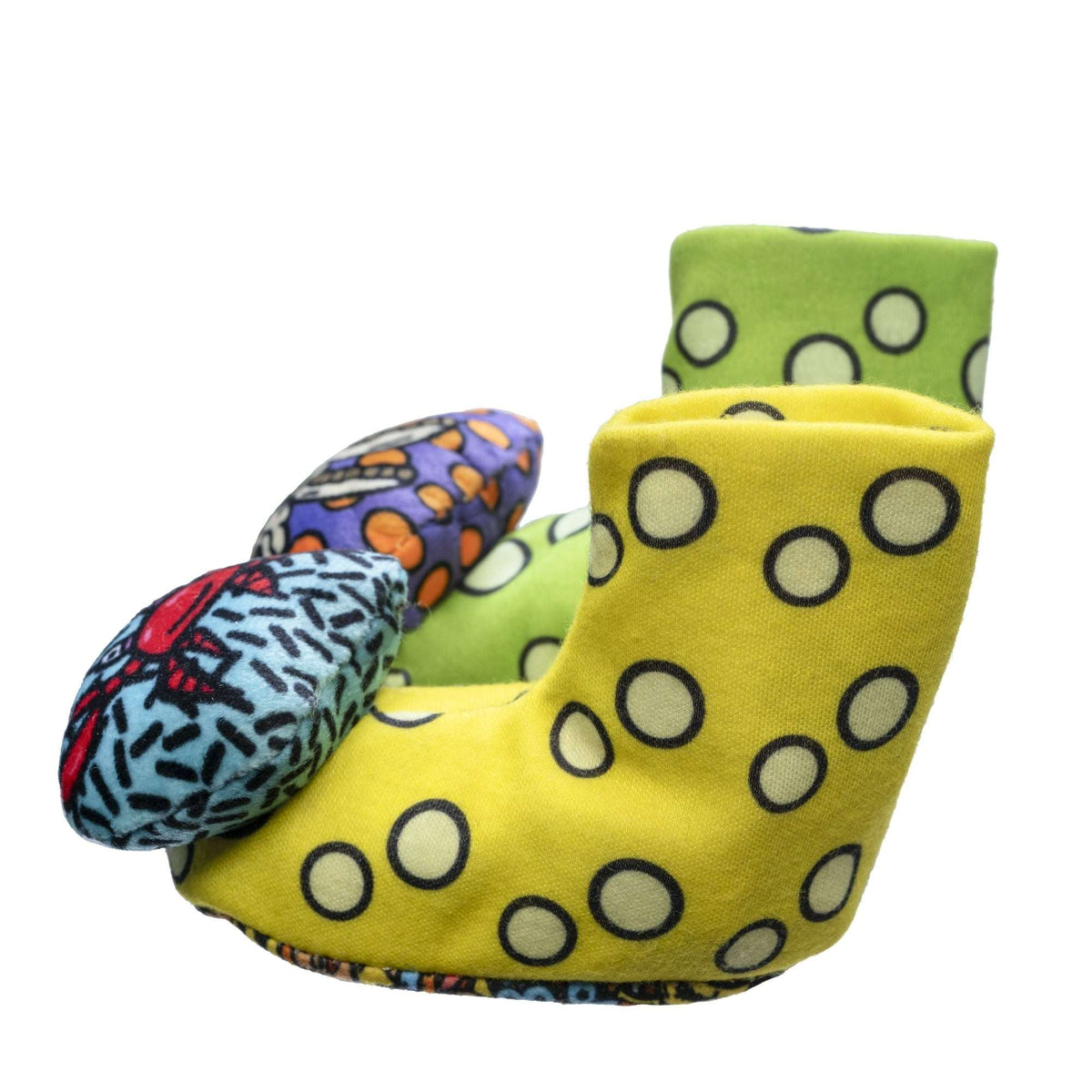 J Pierce Sensory Rattle Socks, Turtle & Sea Crab