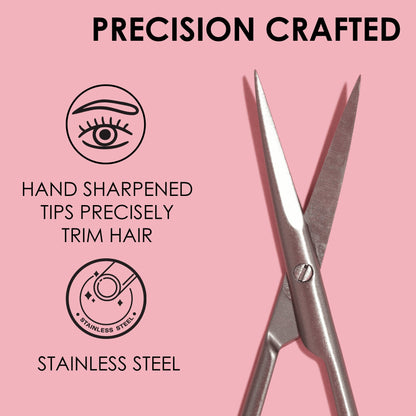 Japonesque Beauty Facial Hair Scissors Stainless Steel