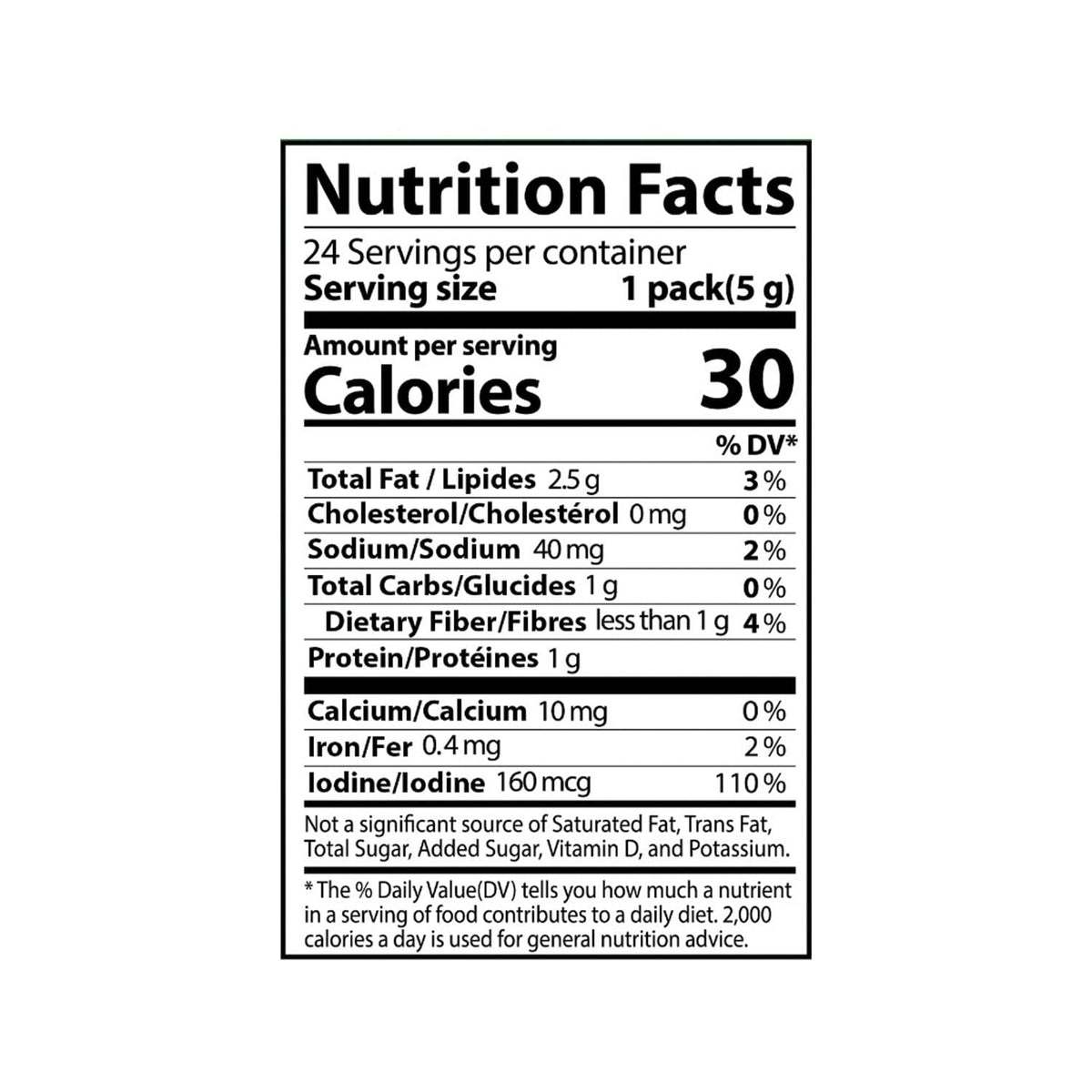 Jayone Roasted & Lightly Salted Seaweed, 0.17 oz., 24 pk.