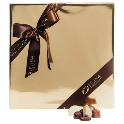 Jelina Chocolatier Handcrafted Chocolates Gift Box, 1.75 lbs Total