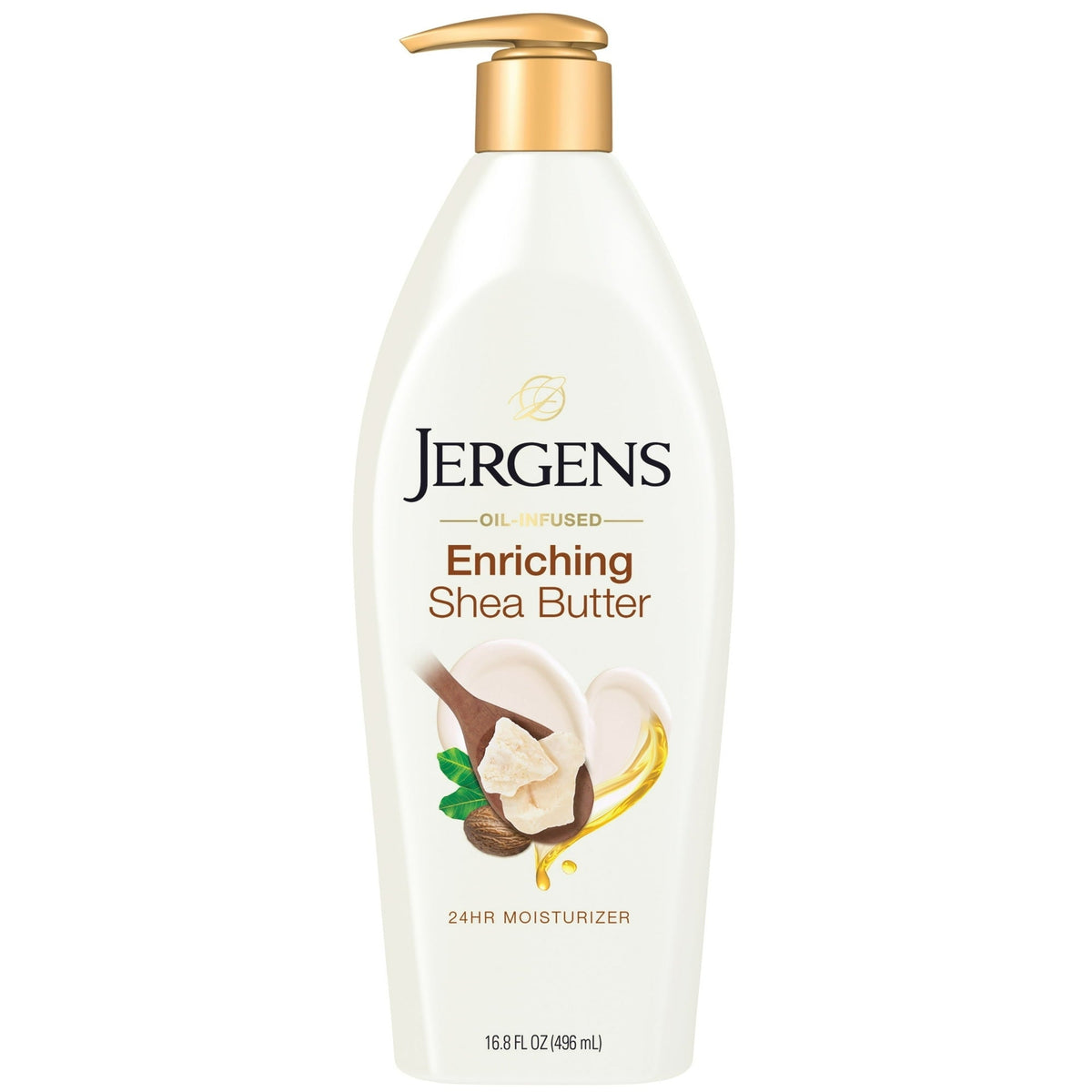 Jergens Shea Butter Hand and Body Lotion, Dry Skin Moisturizer, Dermatologist Tested