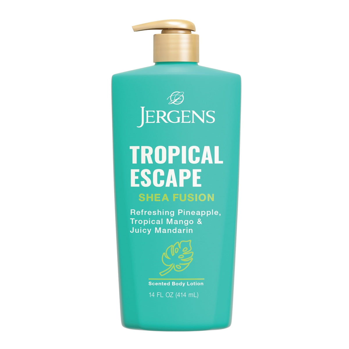 Jergens Shea Fusion Tropical Escape Scented Body Lotion with Shea Butter & Vitamin E for 24-Hour Moisture - 14 fl oz