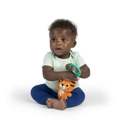 Jingle Joy Reach & Rattle Baby Toy for Stroller - Tiger - Unisex, Newborn +