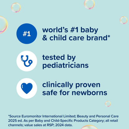 Johnson's Baby Comfort Touch Newborn Wash & Shampoo, 13.6 fl. oz