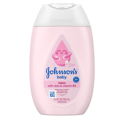 Johnson's Baby Moisturizing Baby Lotion, Coconut Oil & Aloe, 3.4 fl. oz