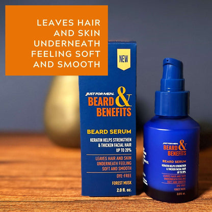 Just For Men Beard & Benefits Beard Serum - 2 oz