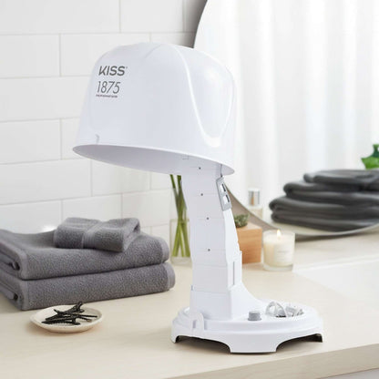 Kiss 1875W Salon Bonnet Portable Hair Dryer, Adjustable Height, 4 Heat Settings, 1 Piece