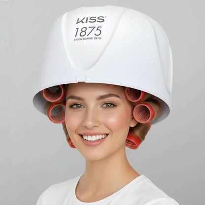 Kiss 1875W Salon Bonnet Portable Hair Dryer, Adjustable Height, 4 Heat Settings, 1 Piece