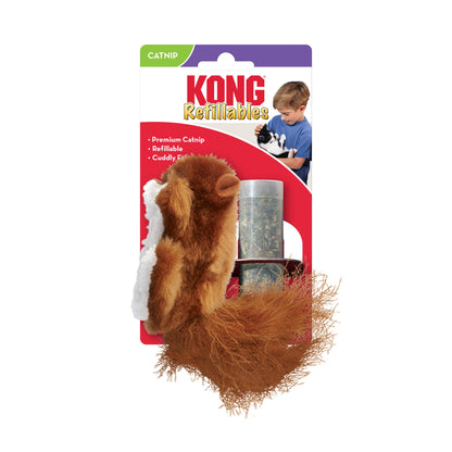KONG® Refillables Catnip Toy, Beaver, with Premium North American Catnip
