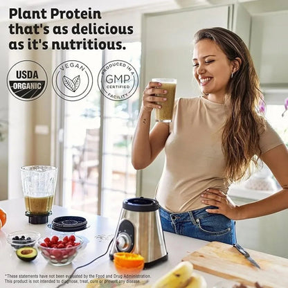 KOS Organic Superfood Plant Chocolate Peanut Butter Protein Powder 2.4lbs.