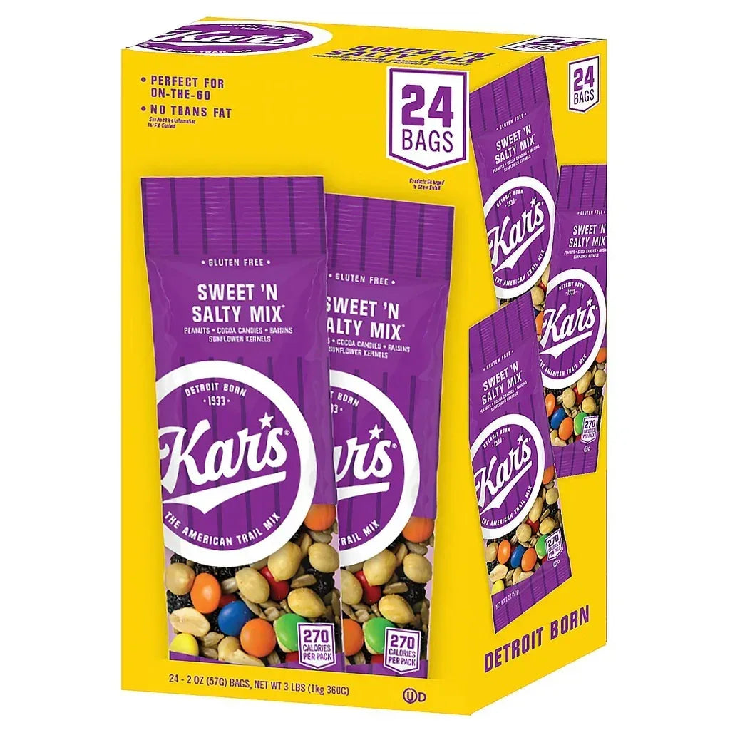 Kar's Trail Mix, Sweet 'N Salty, 2 oz, 24-count