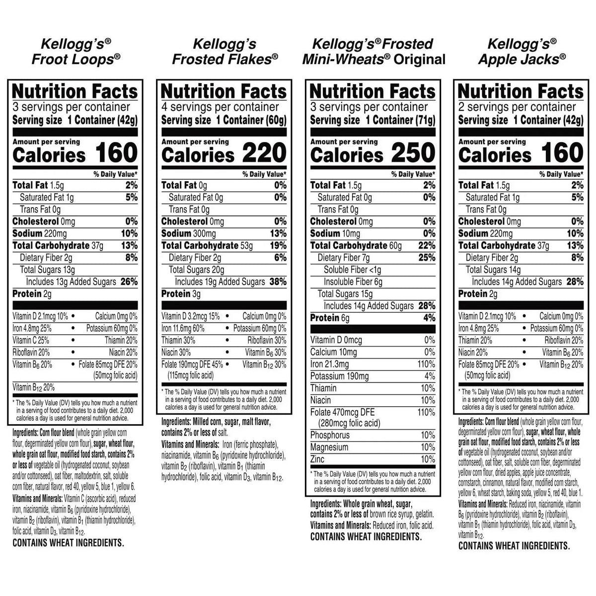 Kellogg's Cereal Cups, Family Variety Pack, 12-count