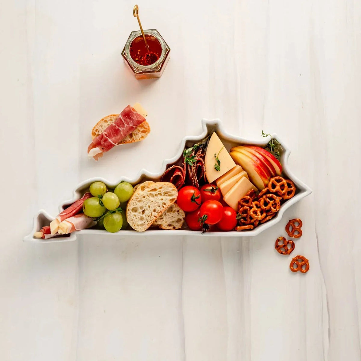 Lark Porcelain State-Shaped Bake & Serve Dish, Choose State