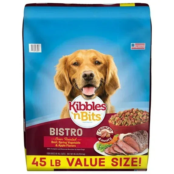 Kibbles 'n Bits Bistro Oven Roasted Beef, Vegetable & Apple Flavors Dry Dog Food