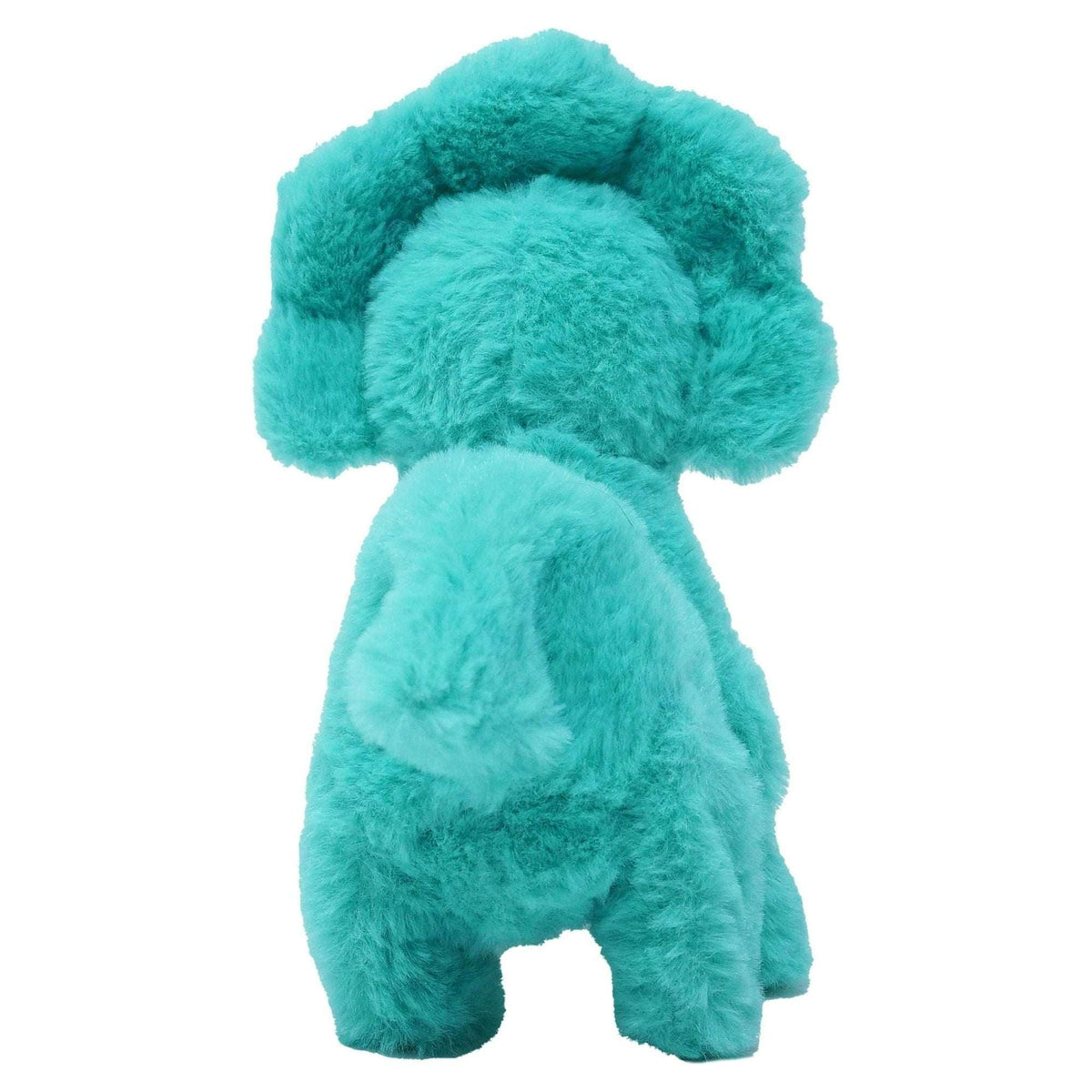Kid Connection Miniature Electronic Walking Pet Teal Triceratops, 6in Height, Toddler Plush Toys