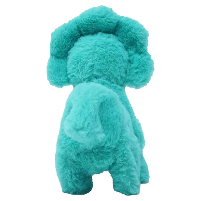 Kid Connection Miniature Electronic Walking Pet Teal Triceratops, 6in Height, Toddler Plush Toys