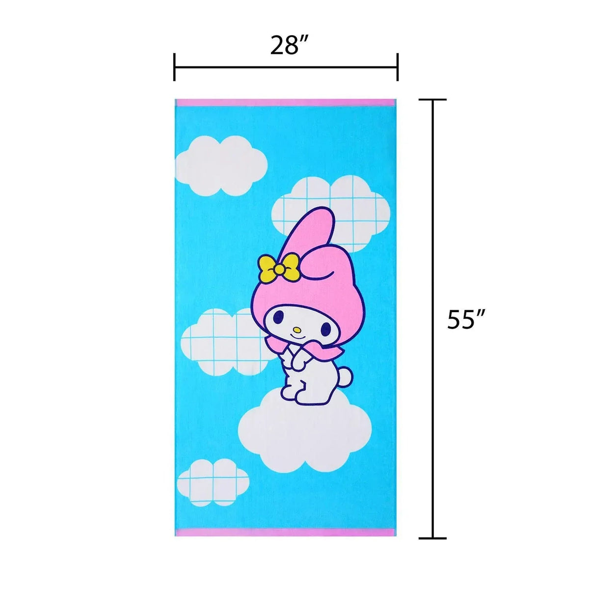 Kids' Licensed 2-Pack Cotton Bath Towels, 28" x 54"