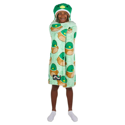 Kids Licensed 40" x 50" Hooded Throw with Sherpa Lining