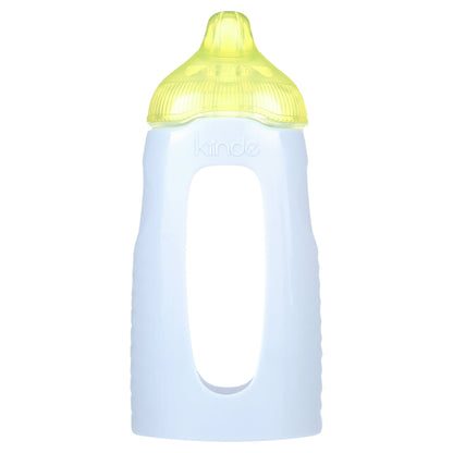 Kiinde Twist Squeeze Natural Baby Breast Milk Feeding Bottle with Nipples and Case (2 Pack)