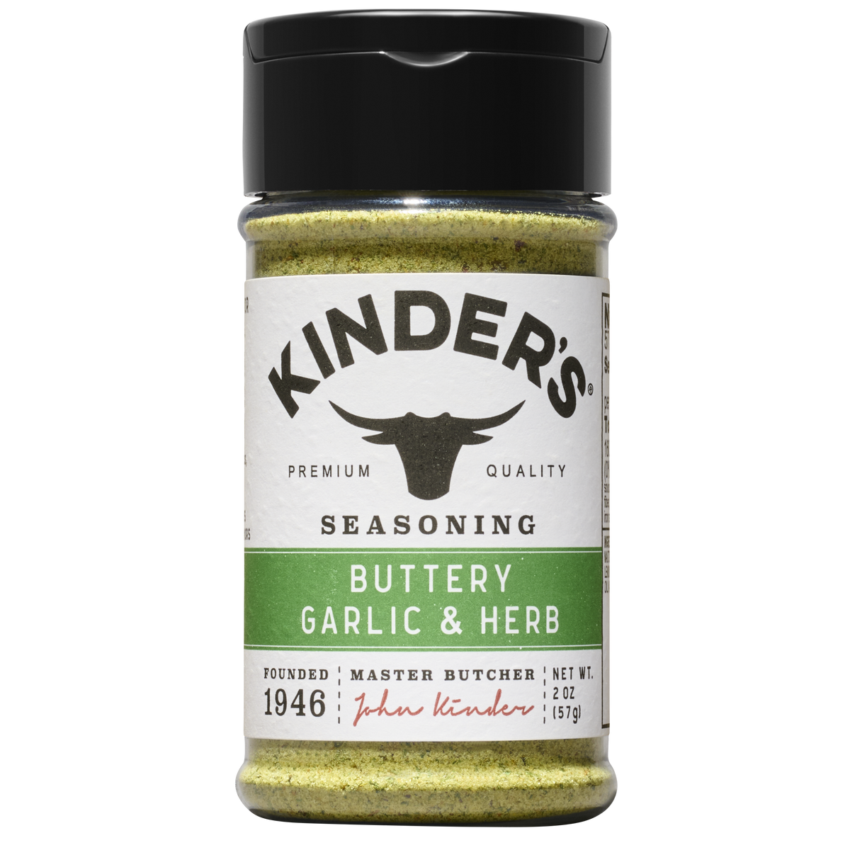 Kinder's Buttery Garlic & Herb Seasoning, 2 oz