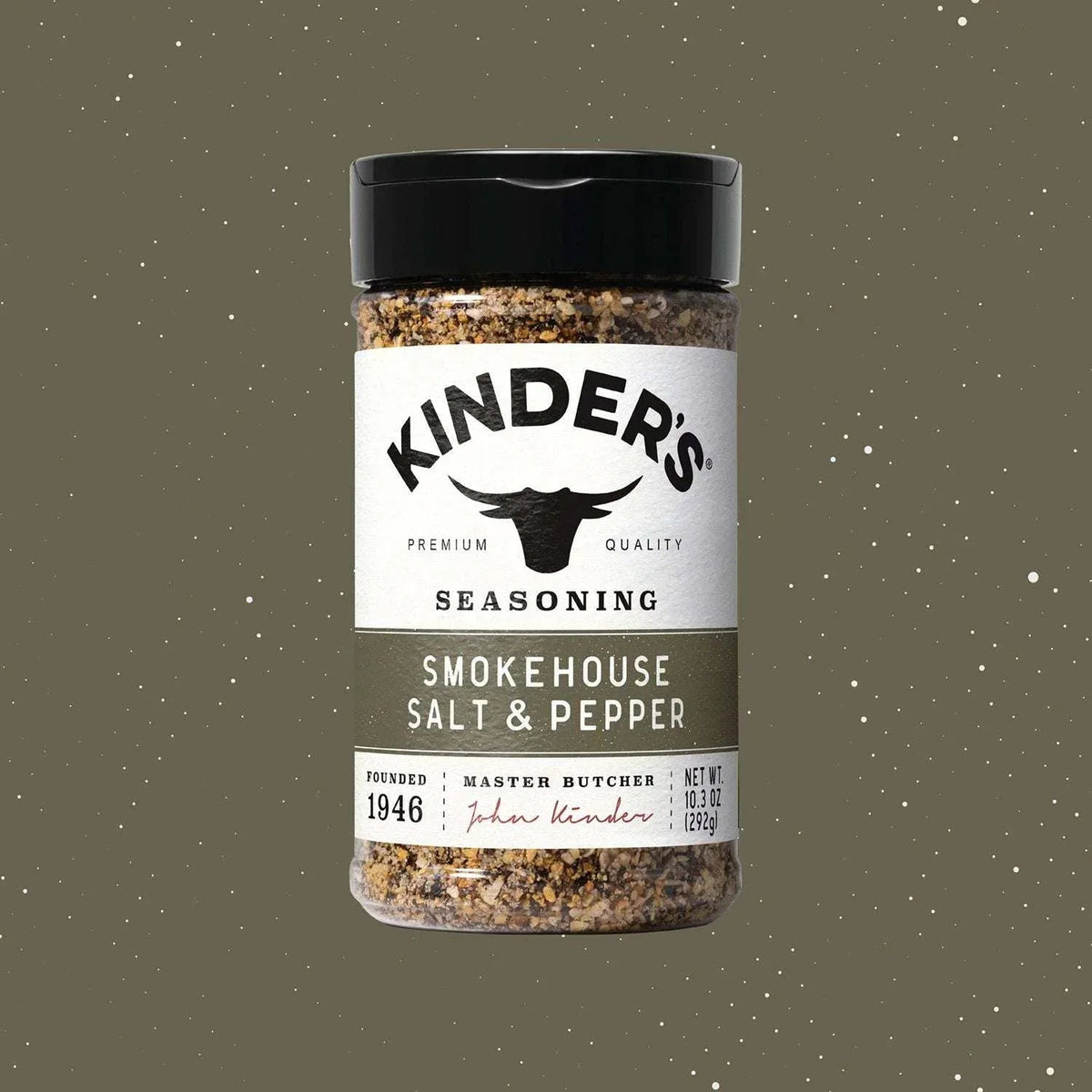 Kinder's Smokehouse Salt + Pepper Seasoning, 10.3 oz.