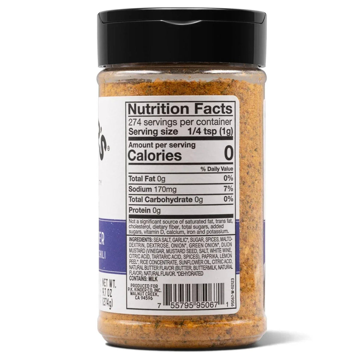 Kinder's Cowboy Butter Seasoning 9.7 oz.