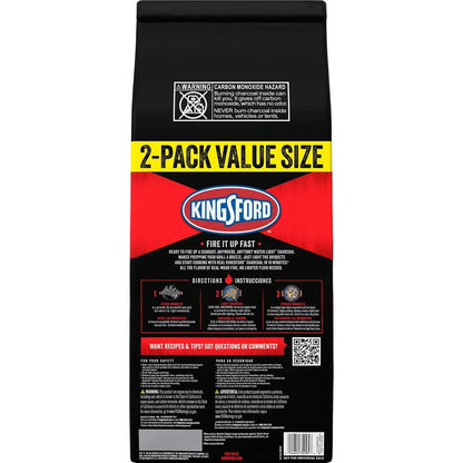 Kingsford Match Light Instant Charcoal Briquettes 2 Pack, 16 Lbs. Each