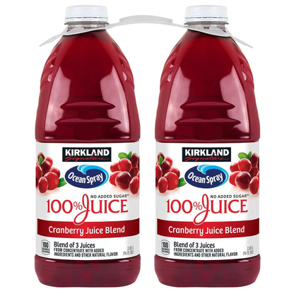 Kirkland Signature, Ocean Spray Cranberry Premium 100% Juice, 96 fl oz, 2-Count
