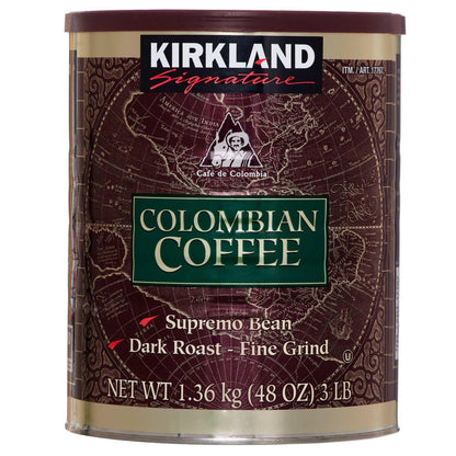 Kirkland Signature 100% Colombian Coffee, Dark Roast, 3 lbs
