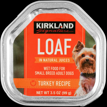 Kirkland Signature Loaf Wet Dog Food, Small Breed Adult Dogs, Variety Pack, 3.5 oz, 45 ct