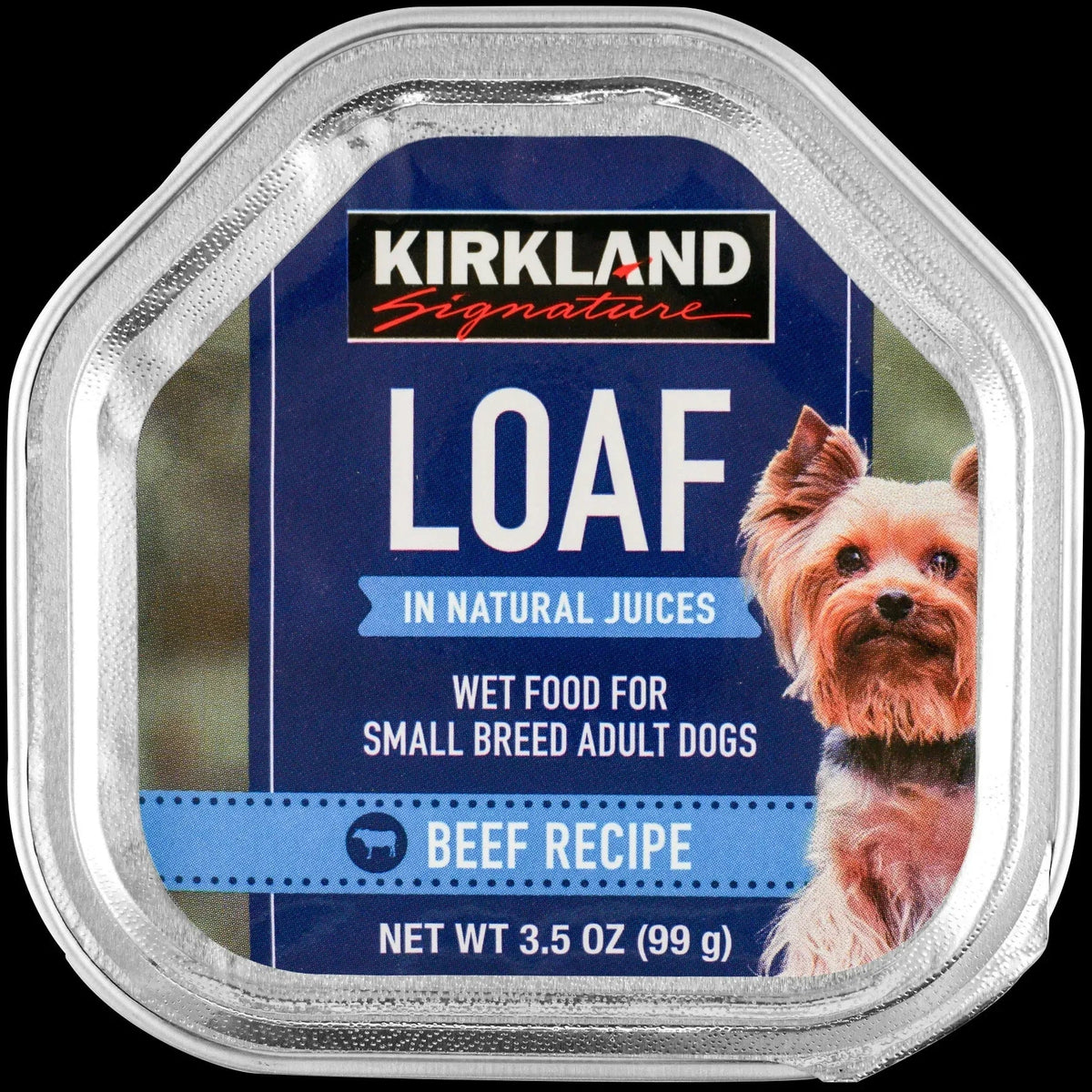 Kirkland Signature Loaf Wet Dog Food, Small Breed Adult Dogs, Variety Pack, 3.5 oz, 45 ct