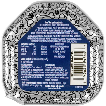 Kirkland Signature Loaf Wet Dog Food, Small Breed Adult Dogs, Variety Pack, 3.5 oz, 45 ct