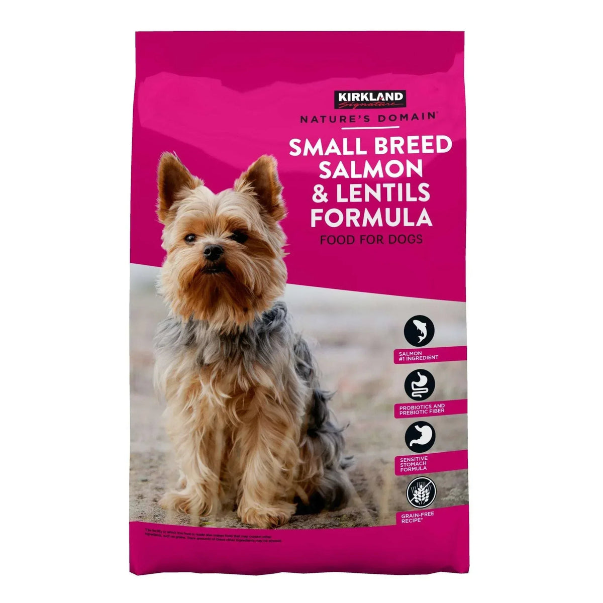Kirkland Signature Nature’s Domain Small Breed Salmon & Lentil Dog Food, 20 lb Bag