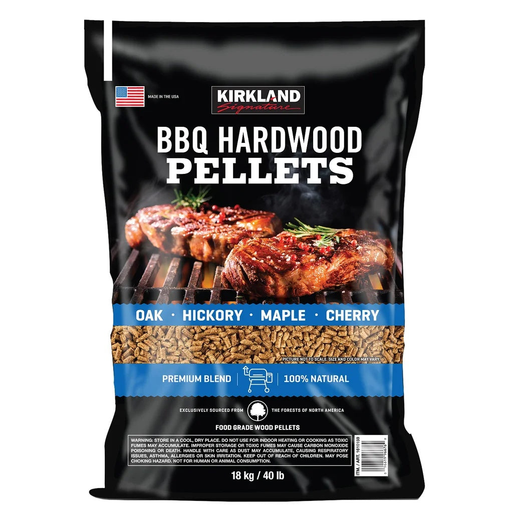 Kirkland Signature Premium Blend BBQ Hardwood Pellets, 40 lb