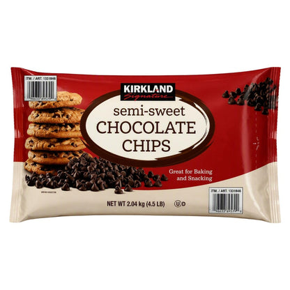 Kirkland Signature Semi-Sweet Chocolate Chips, 4.5 lbs