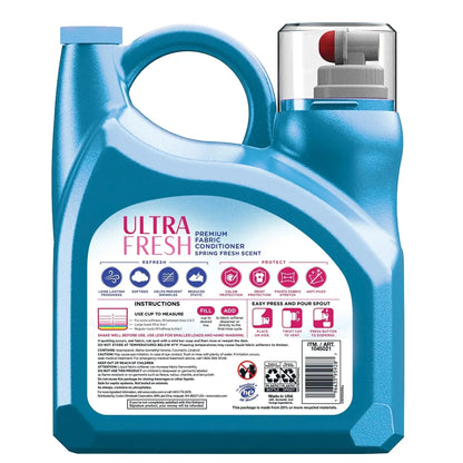Kirkland Signature Ultra Fresh Premium Fabric Conditioner, 276 Loads, 187 fl oz
