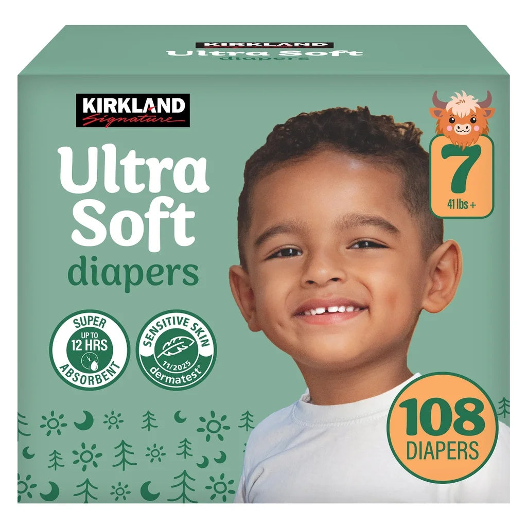 Kirkland Signature Diaper Sizes 3 - 6