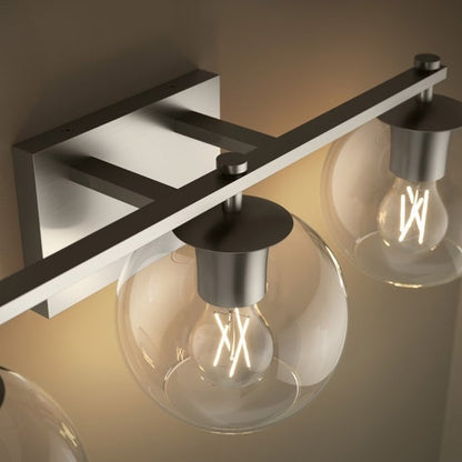 Kohler Orime Three-light Globe Glass Shade Wall Sconce