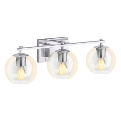 Kohler Orime Three-light Globe Glass Shade Wall Sconce