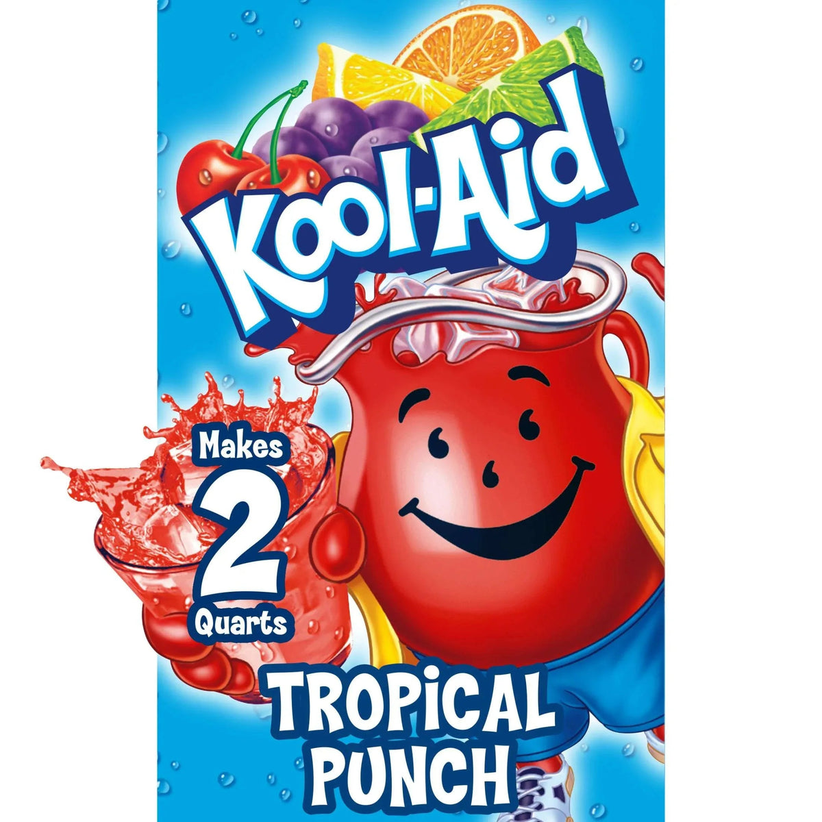Kool-Aid Unsweetened Blue Raspberry Lemonade Powdered Drink Mix, 0.22 oz. Packet