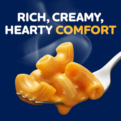 Kraft Deluxe Original Cheddar Mac N Cheese Dinner, 3 ct Pack, 14 oz Boxes, Shelf-Stable