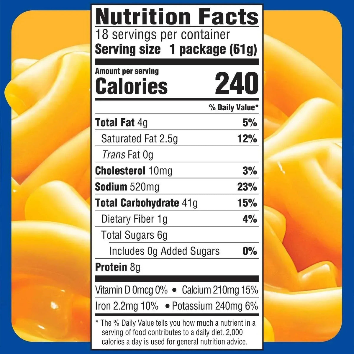Kraft Easy Mac Original Flavor Single-Serve Pouches 18 pk.