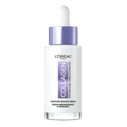 L'Oreal Paris Collagen Moisture Filler Moisture Bounce Hydrating Face Serum, 1 fl oz