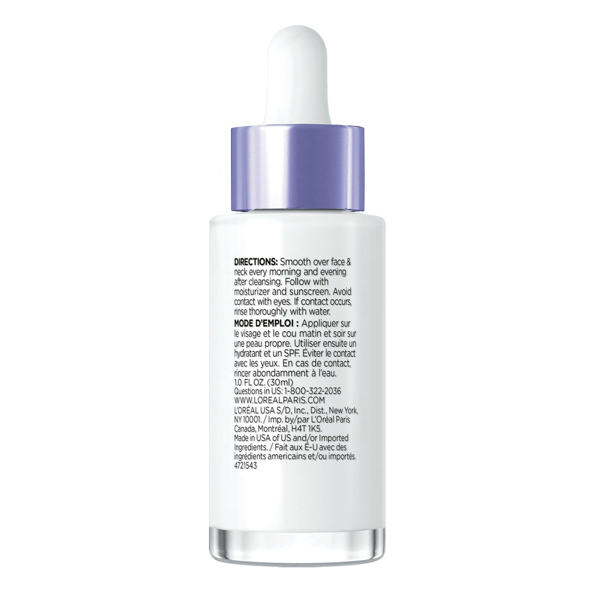 L'Oreal Paris Collagen Moisture Filler Moisture Bounce Hydrating Face Serum, 1 fl oz