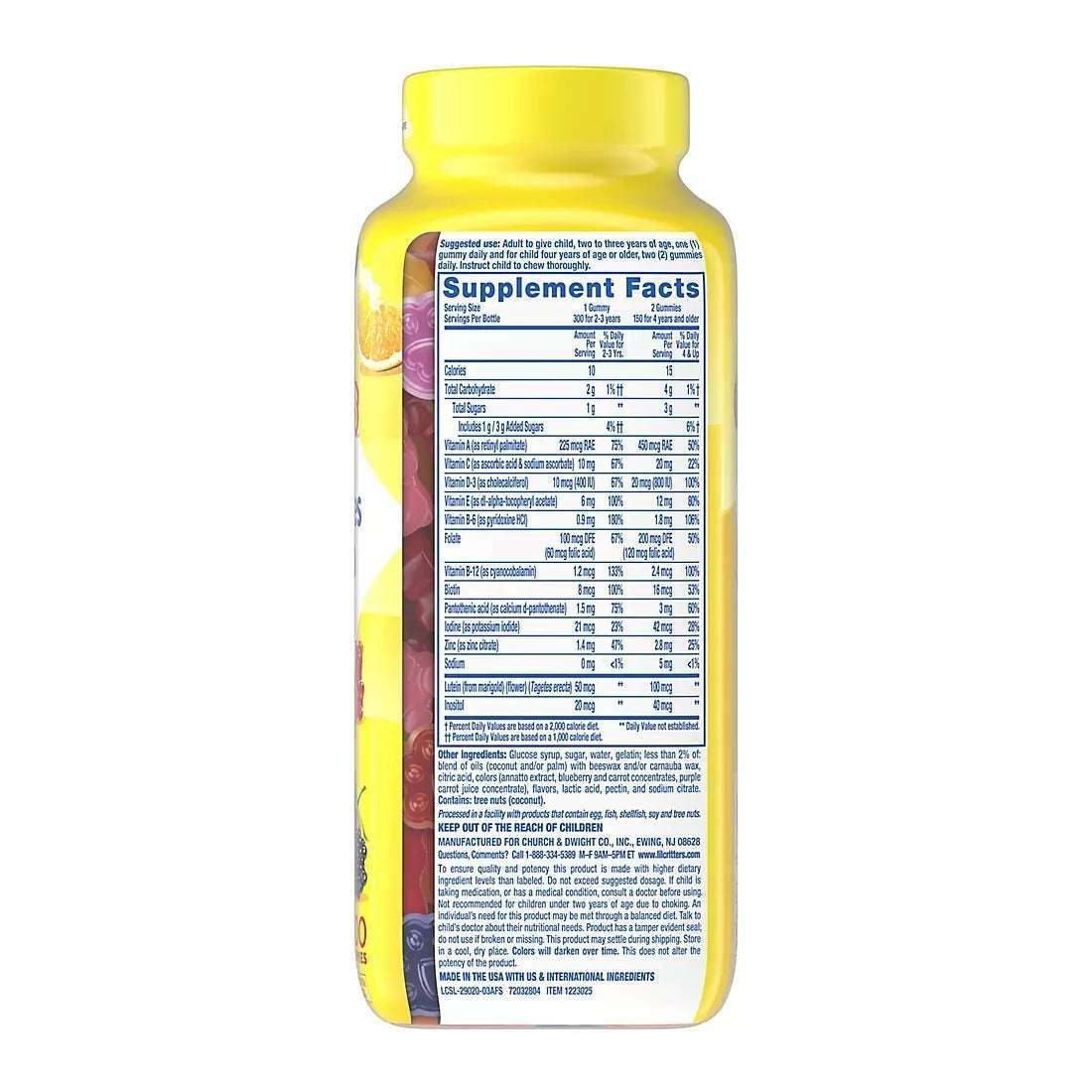 L’il Critters Gummy Vites by Vitafusion Multivitamin Dietary Supplement, 300 Count