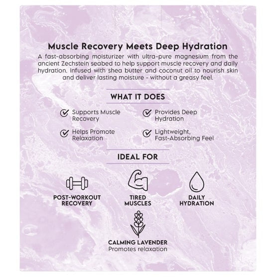 LA SALT CO Magnesium Body Lotion, 15 fl oz, 2-pack