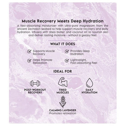 LA SALT CO Magnesium Body Lotion, 15 fl oz, 2-pack