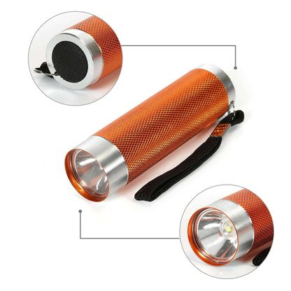 Ozark Trail LED Flashlights 10-Pack 50 Lumens Multicolor Compact Set for Camping
