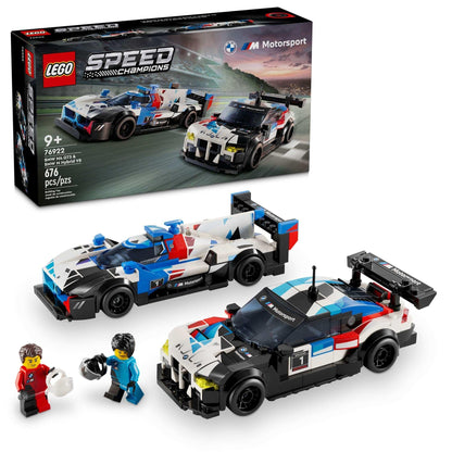 LEGO Speed Champions BMW M4 GT3 &amp; BMW M Hybrid V8 Building Toys - Race Car Toys for Kids, Boys &amp; Girls, Ages 9+ - Gift for Christmas - W/ 2 Minifigures - 7692